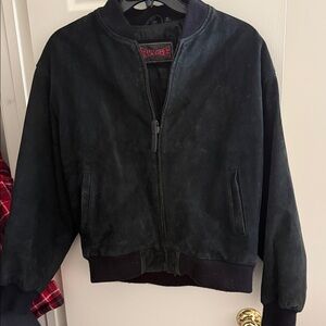 Black Bomber Jacket by Rage